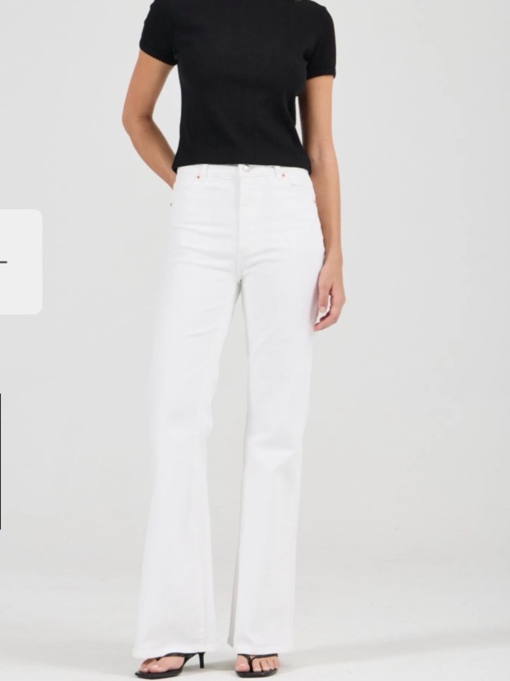 ROLLA’S Eastcoast Flare High-Rise in Vintage White